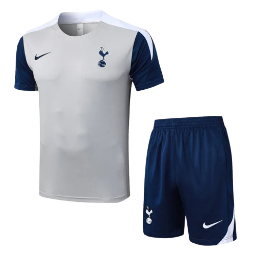 25-26 Tottenham Light Gray Training Short Suit
