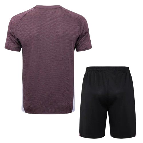 25-26 Man Utd Grey Purple Training Short Suit