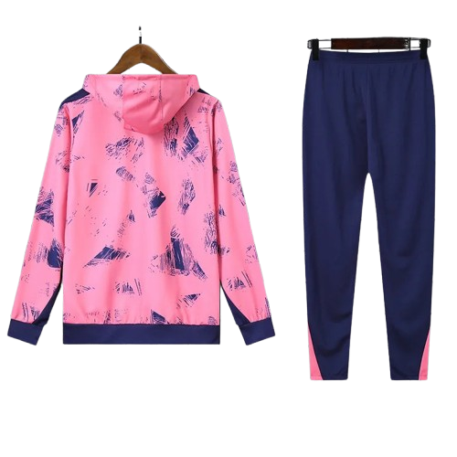 24-25 PSG Pink Hoodie Tracksuit