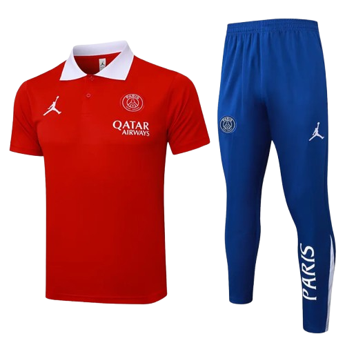 25-26 PSG Red Polo Tracksuit