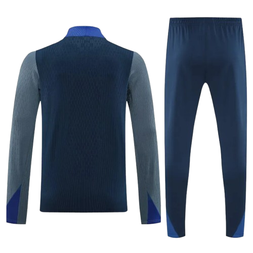 25-26 PSG Royal Blue Half Pull Tracksuit