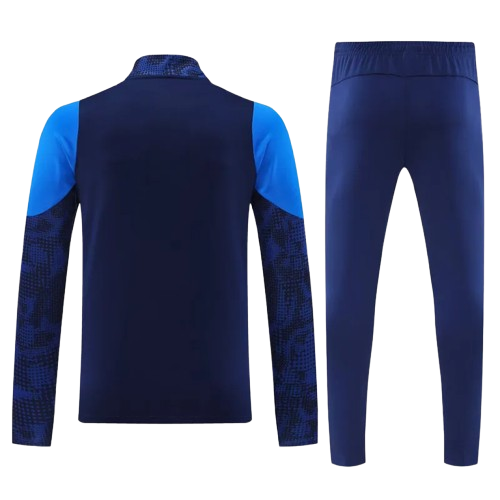 25-26 Marseille Royal Blue Half Pull Tracksuit