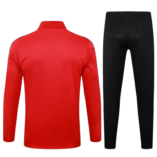 25-26 Man Utd Red Half Pull Tracksuit