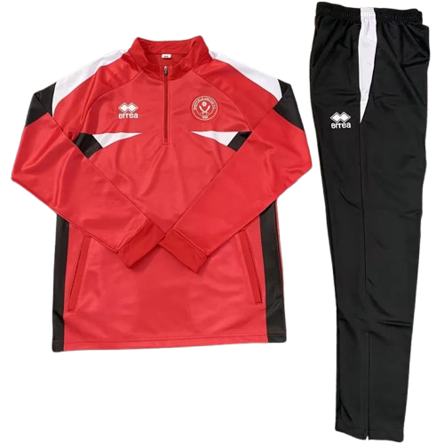 25-26 Sheffield United Red Half Pull Tracksuit