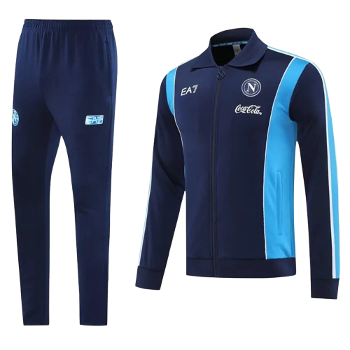 25-26 Napoli Black Jacket Tracksuit