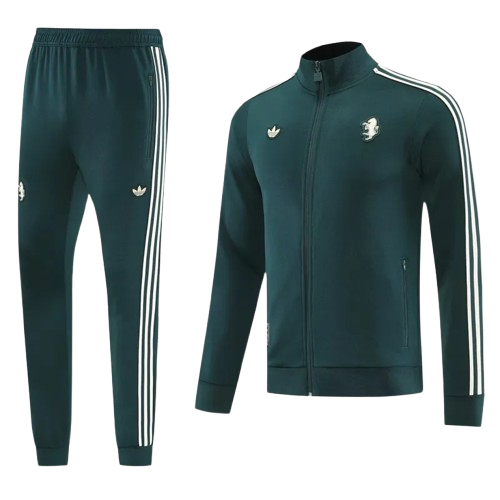 25-26 Juventus Dark Green Jacket Tracksuit