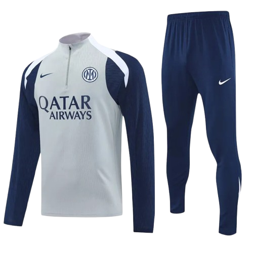 25-26 Inter Milan Grey Half Pull Tracksuit