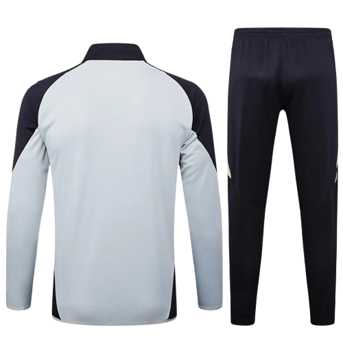 25-26 Juventus Grey Black Jacket Tracksuit