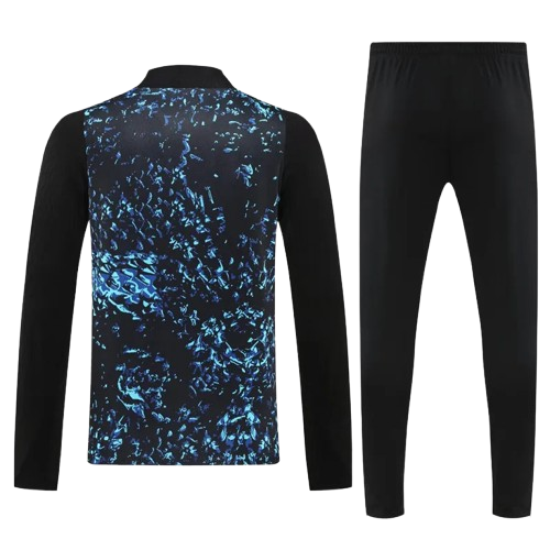 25-26 Inter Milan Black Half Pull Tracksuit