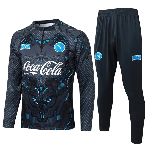 25-26 Napoli Grey Half Pull Tracksuit