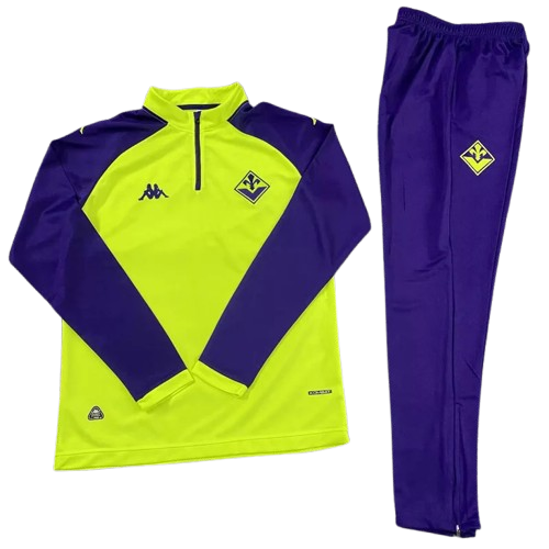 25-26 Fiorentina Green Half Pull Tracksuit