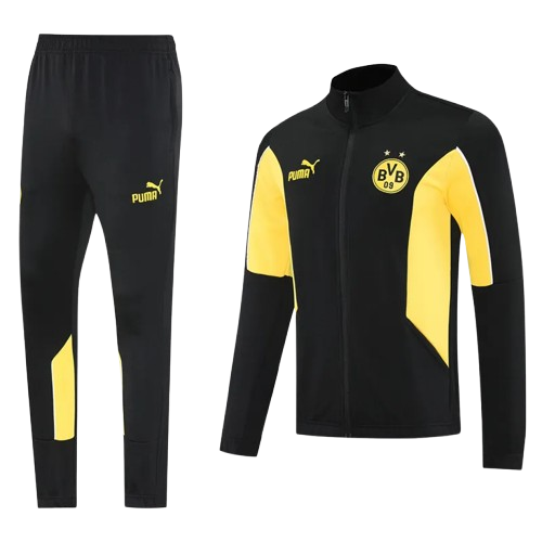 25-26 Dortmund Black Yellow Jacket Tracksuit