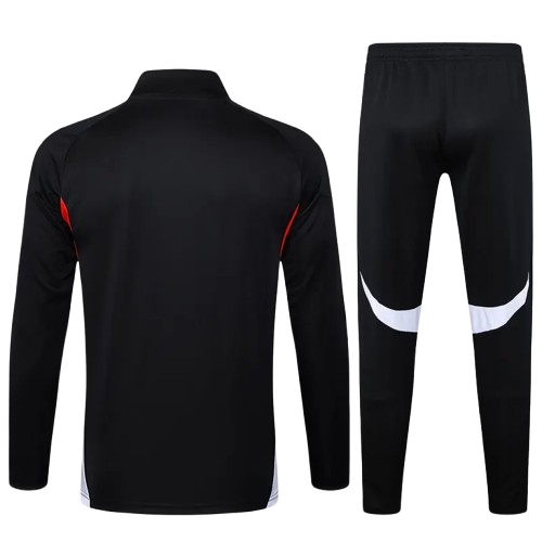 25-26 Bayern Black Jacket Tracksuit