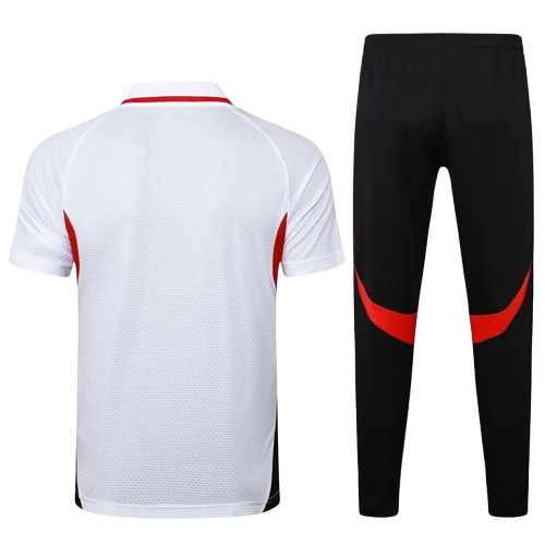 25-26 Bayern White Polo Tracksuit
