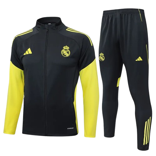 25-26 Real Madrid Dark Gray Jacket Tracksuit