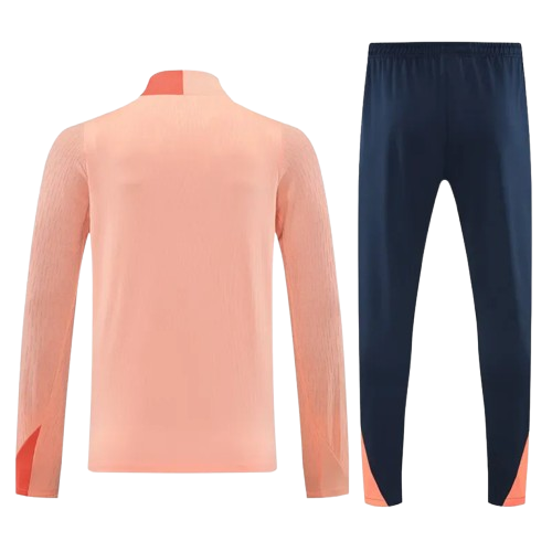 25-26 Barcelona Pink Half Pull Tracksuit