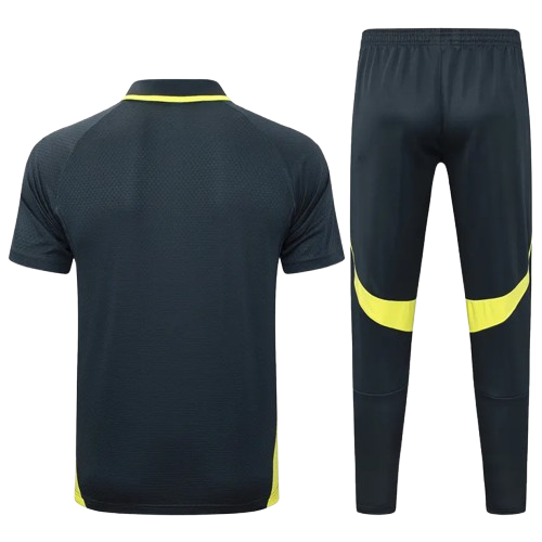 25-26 Real Madrid Dark Gray Polo Tracksuit