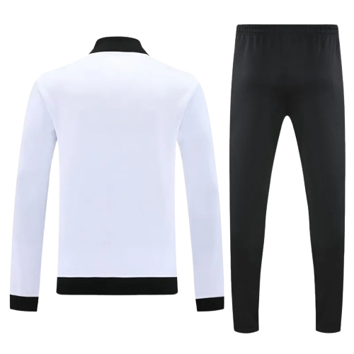 25-26 Real Madrid White Black Jacket Tracksuit