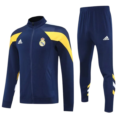 25-26 Real Madrid Royal Blue Jacket Tracksuit