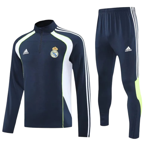 25-26 Real Madrid Royal Blue Half Pull Tracksuit