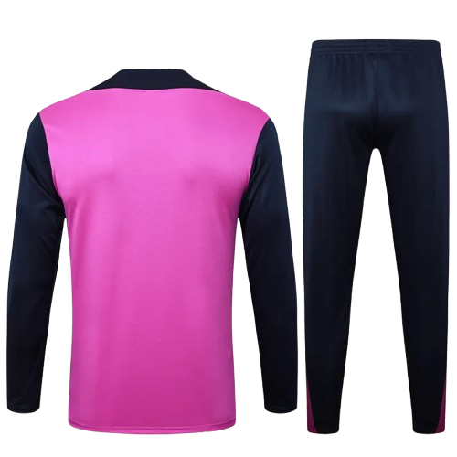 25-26 Barcelona Purple Half Pull Tracksuit