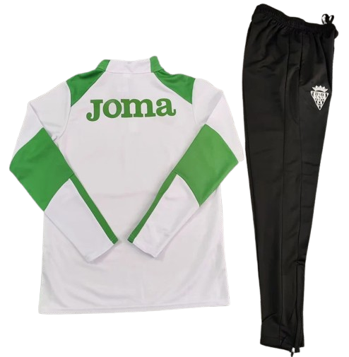 25-26 Córdoba White Half Pull Tracksuit