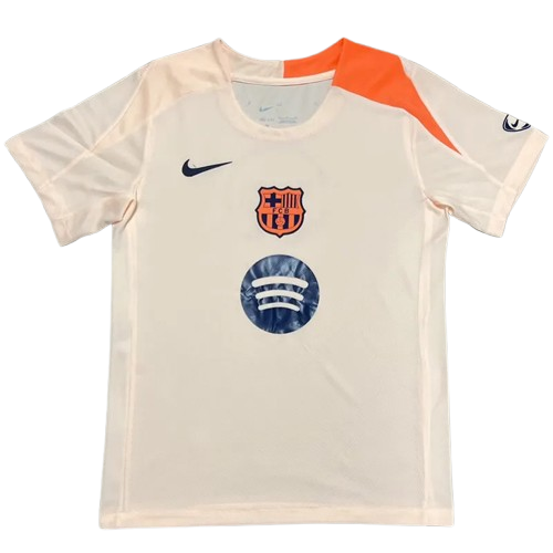 25-26 Barcelona Beige Pink Training Shirt