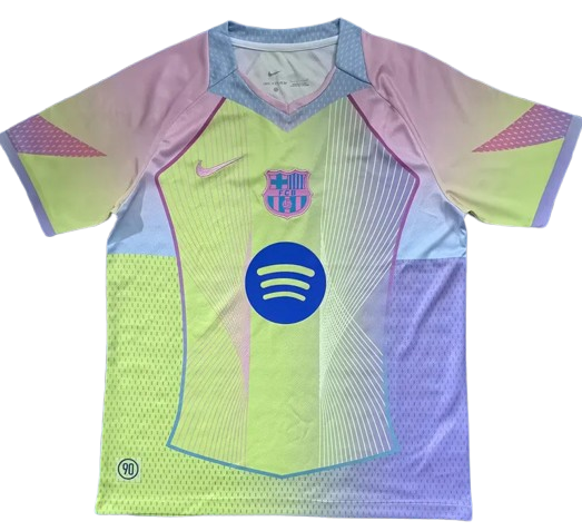 25-26 Barcelona Fluorescent green Concept Edition Training Shirt