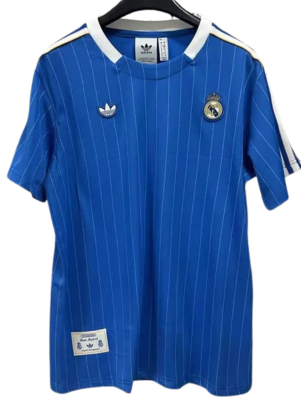 25-26 Real Madrid Blue Casual Edition Training Shirt