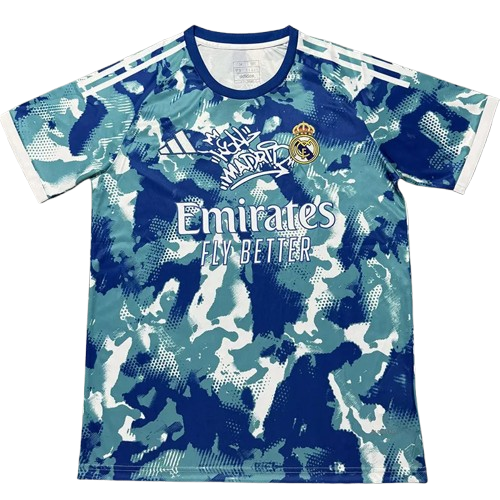 25-26 Real Madrid Blue Special Edition Training Shirt