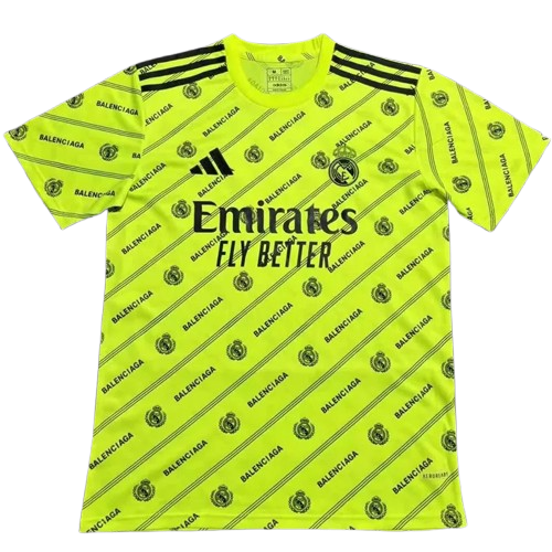 25-26 Real Madrid Fluorescent Green Joint Edition Training Shirt
