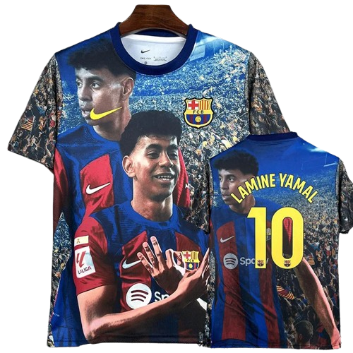 25-26 Barcelona LAMINE YAMAL #10 Special Edition Training Shirt