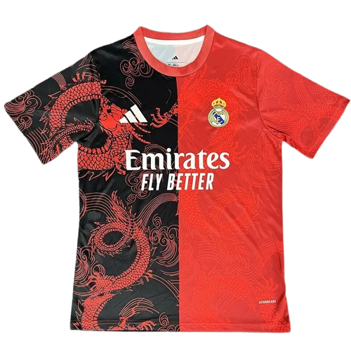 25-26 Real Madrid Red Black Special Edition Training Shirt