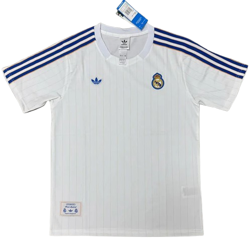 25-26 Real Madrid White Casual Edition Training Shirt
