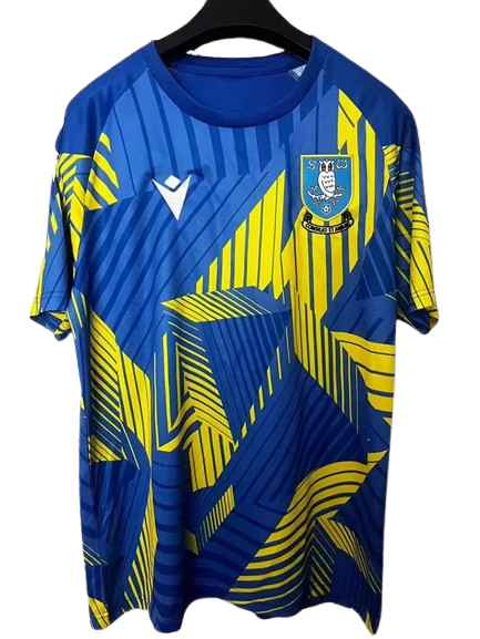 25-26 Sheffield Wednesday Blue Yellow Training Shirt