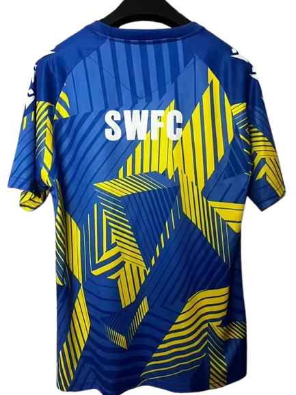 25-26 Sheffield Wednesday Blue Yellow Training Shirt