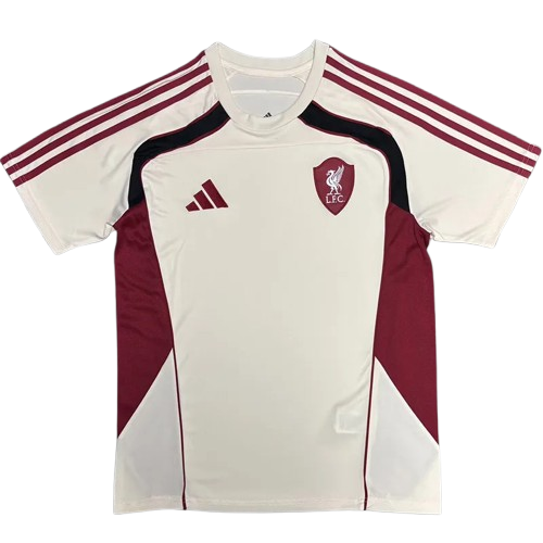 25-26 Liverpool Beige Red Training Shirt