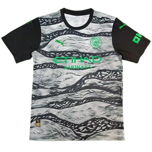 25-26 Man City Grey Black Concept Edition Training Shirt