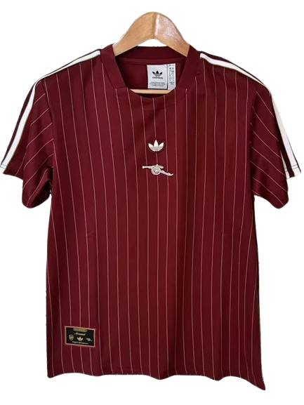25-26 Arsenal Brown Red Casual Edition Training Shirt