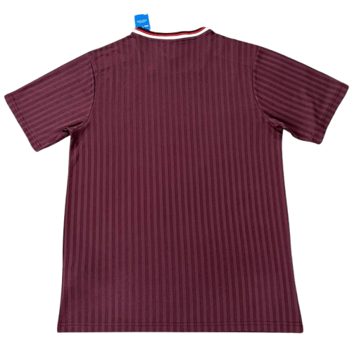 25-26 Bayern Brown Red Casual Edition Training Shirt