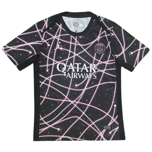 25-26 PSG Pink Black Training Shirt