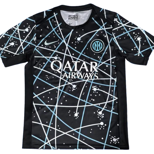 25-26 Inter Milan Blue Black Training Shirt