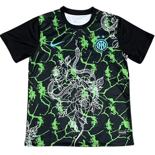 25-26 Inter Milan Black Green Training Shirt