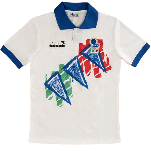 1994 Italy White Retro Training Shirt