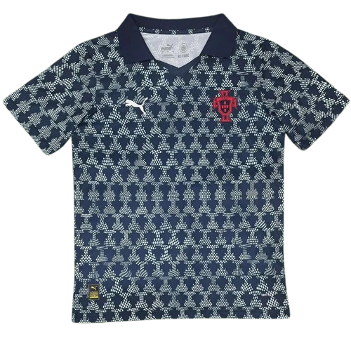 25-26 Portugal Grey Black Training Shirt