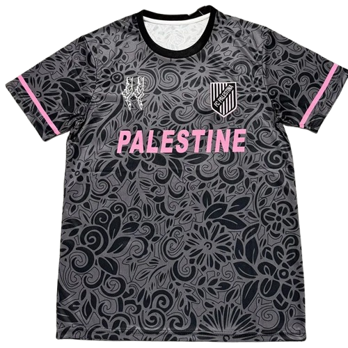 25-26 Palestina Grey Black Training Shirt
