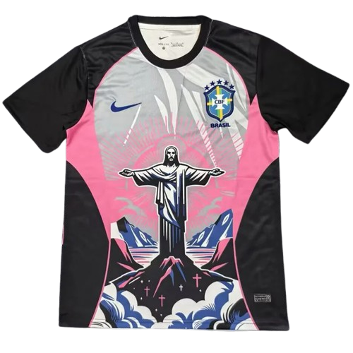 25-26 Brazil Pink Grey Special Edition Training Shirt