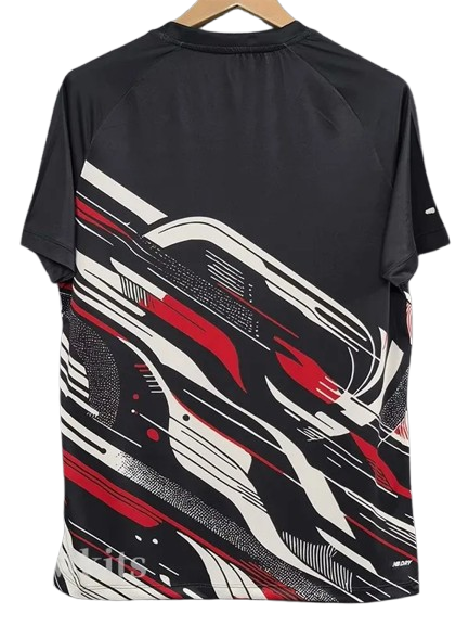 25-26 São Paulo Red Black Training Shirt