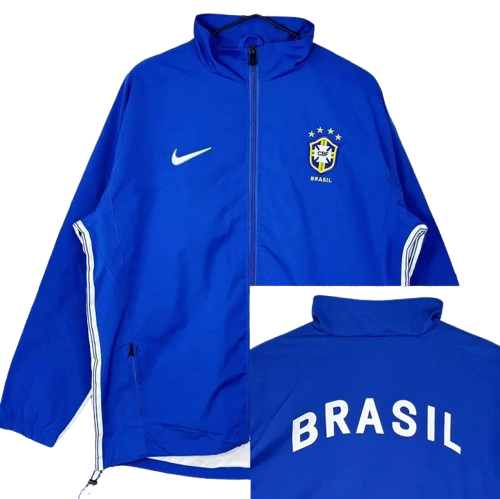 1998 Brazil Blue Retro Windbreaker
