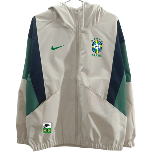 25-26 Brazil White Windbreaker